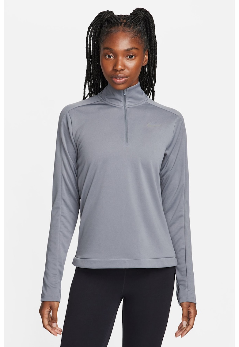 Bluza cu tehnologie Dri-FIT si fente pentru degetul mare - pentru alergare