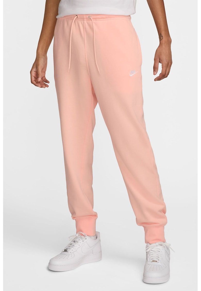 Pantaloni de trening din amestec de bumbac cu logo