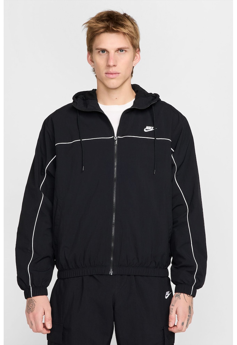 Jacheta cu logo si gluga