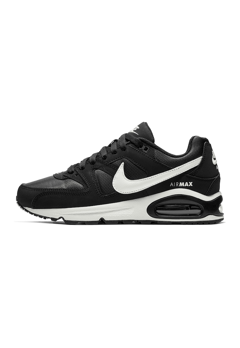 Pantofi sport de plasa cu garnituri de piele intoarsa Air Max Command - Alb/Negru
