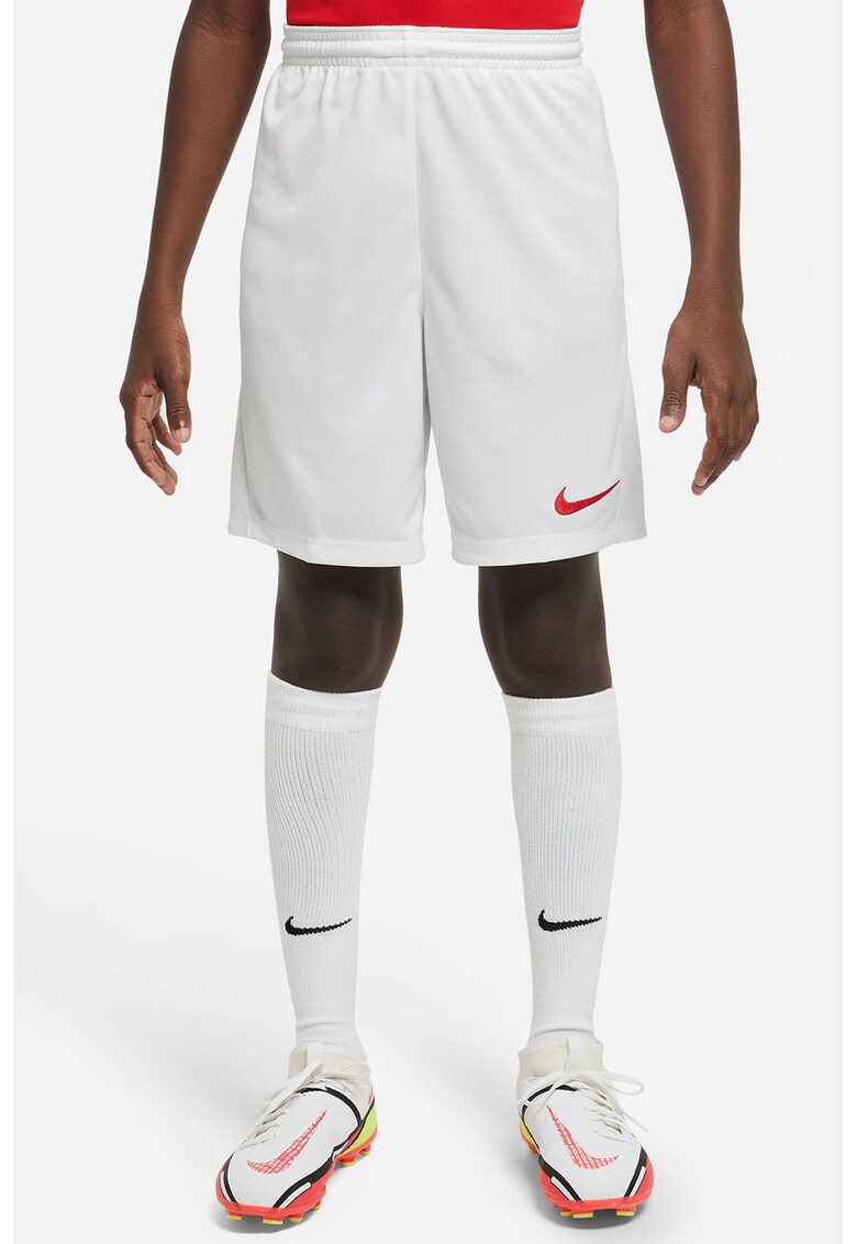 Pantaloni scurti cu tehnologie Dri-FIT pentru fotbal Park III - Rosu/Alb