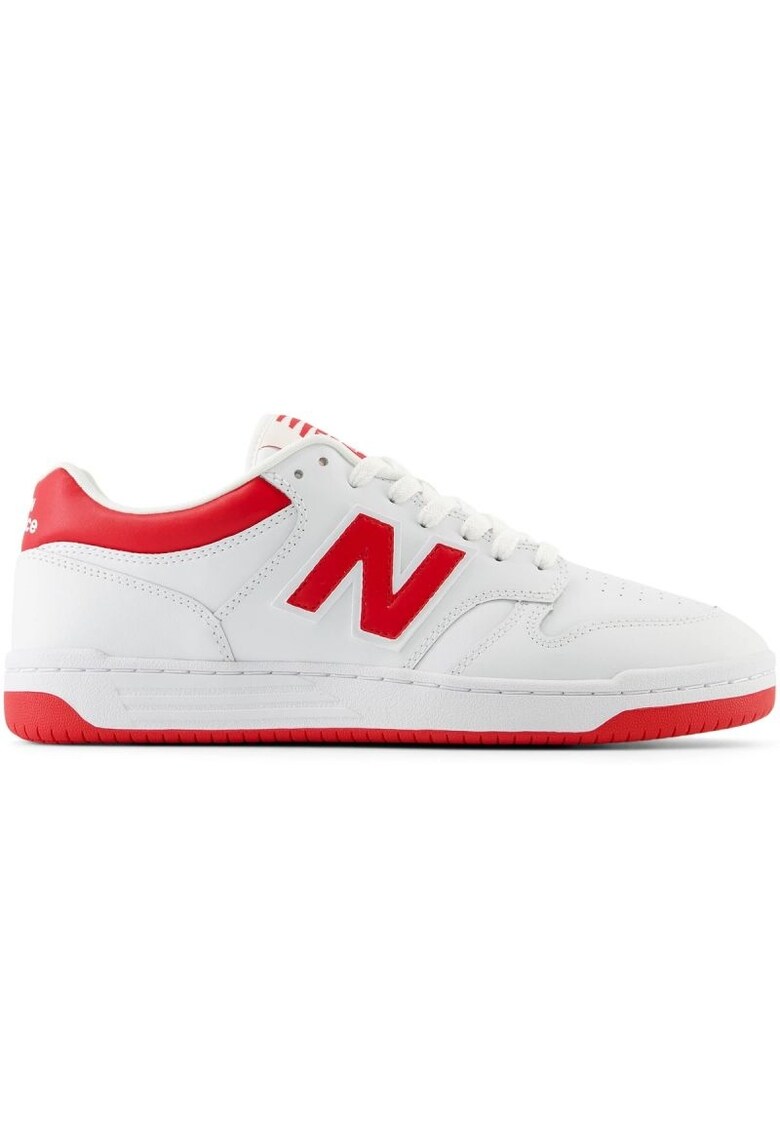 Pantofi sport din piele cu detalii contrastante 480