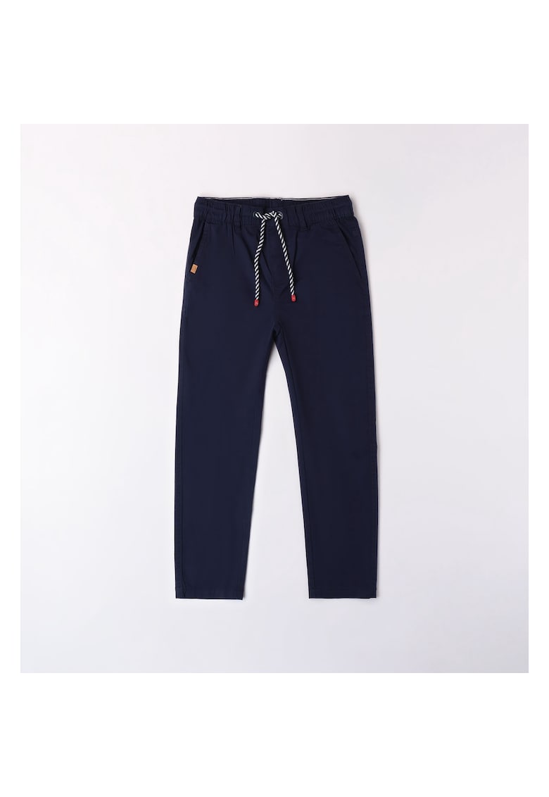 Pantaloni sport cu snur pentru baieti - 0.8673 - Albastru inchis