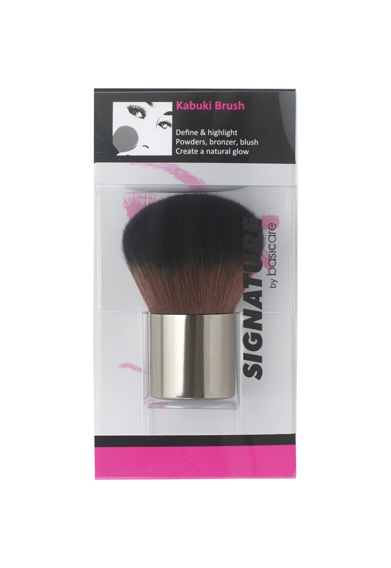 Pensula Kabuki Signature pentru aplicarea pudrei - negru