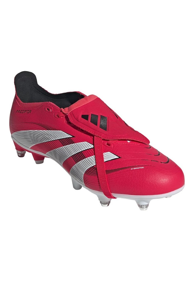 Pantofi sport barbati pentru fotbal - sintetic - inchidere cu sireturi - roz/rosu