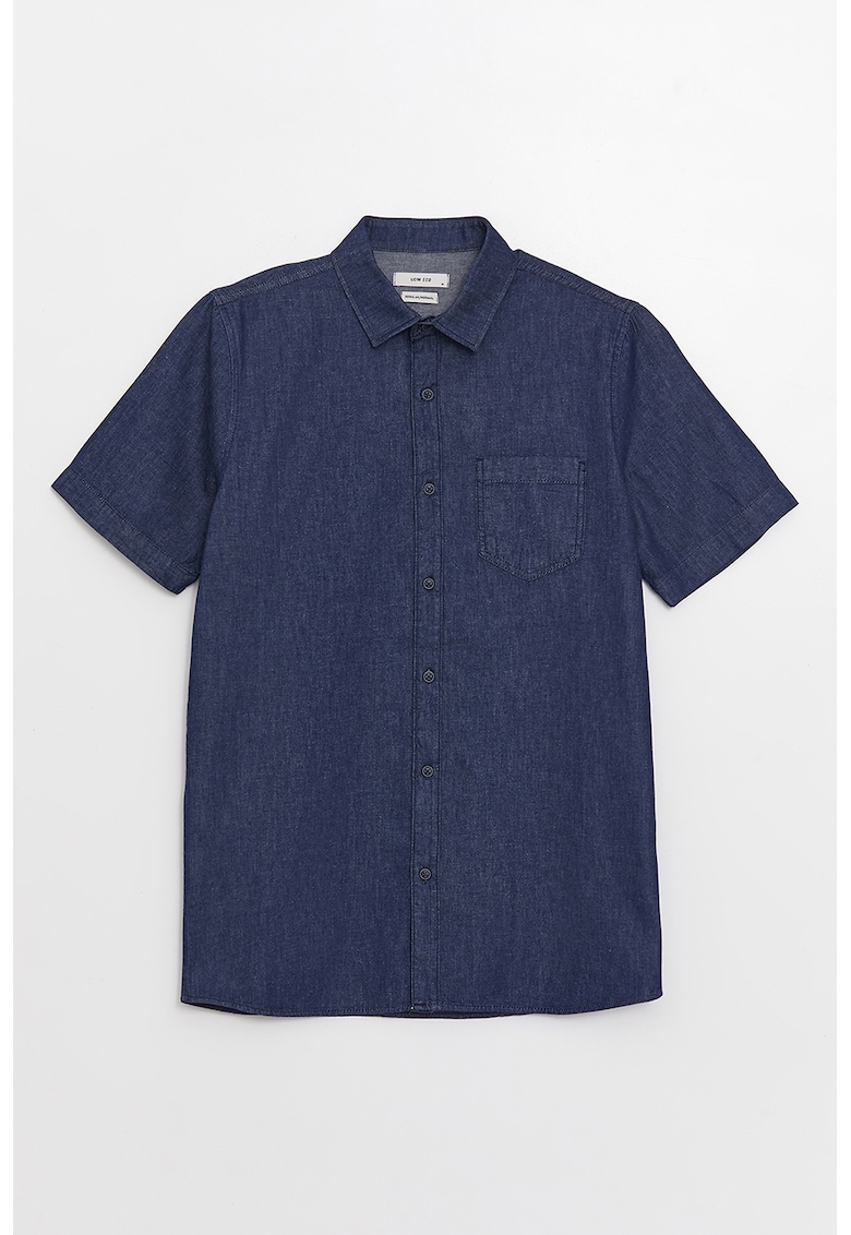 Camasa din bumbac cu maneci scurte