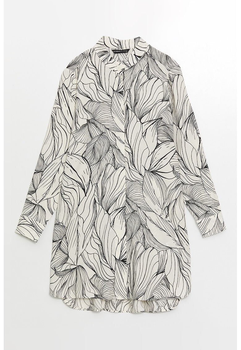 Camasa-tunica cu model si maneci lungi