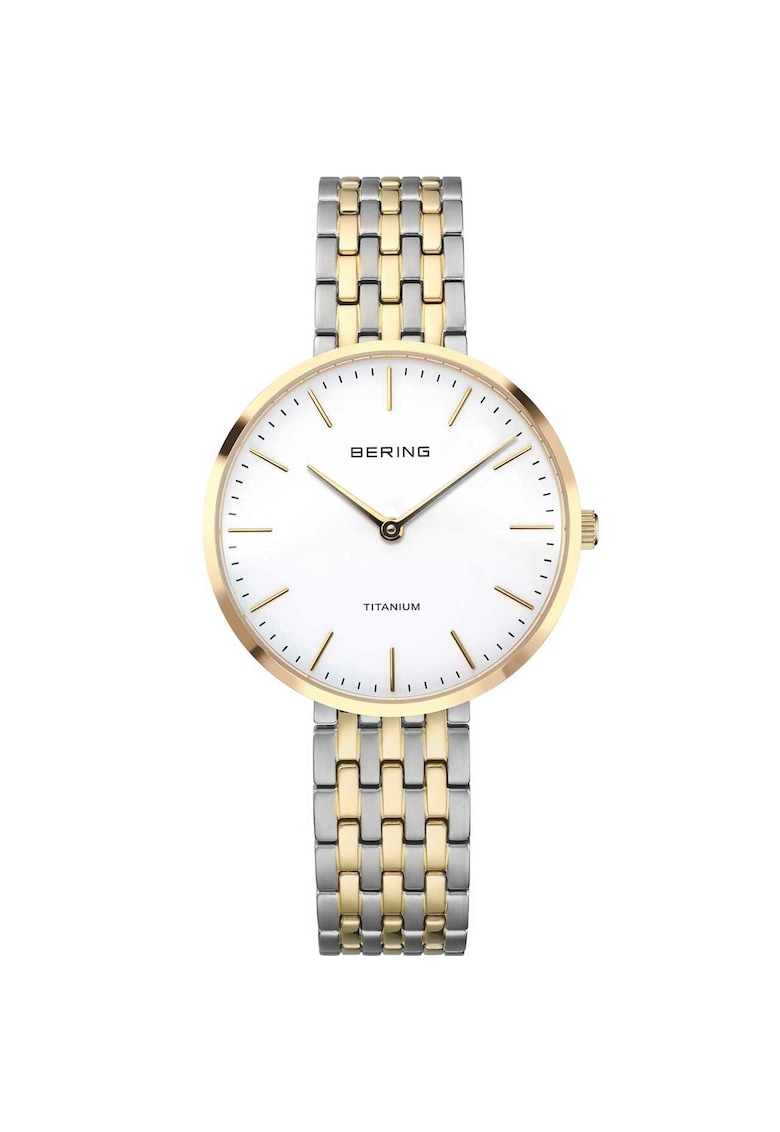 Ceas de dama Quartz - 34mm - 5ATM - Argintiu