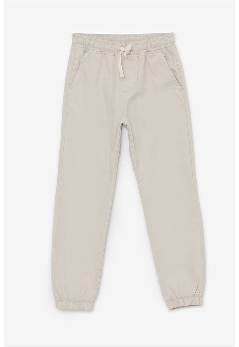 Pantaloni jogger de bumbac - Bej