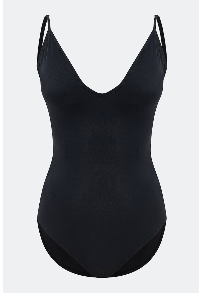 Costum de baie intreg cu model uni