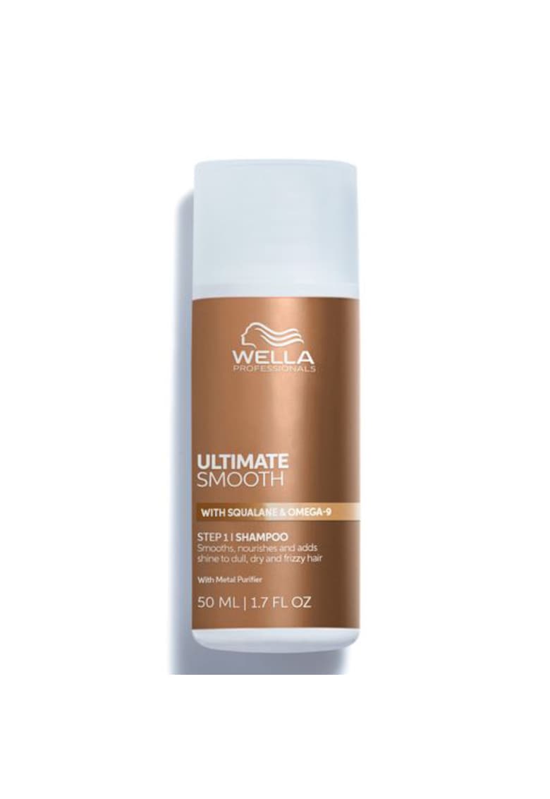 Sampon hidratant pentru par uscat si lipsit de stralucire cu Squalane & Omega 9 Ultimate Smooth cu efect anti-electrizare -