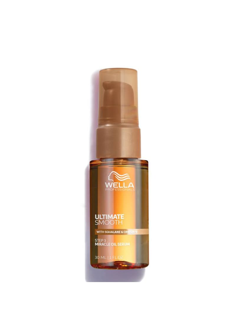 Ulei hidratant pentru par uscat si lipsit de stralucire cu Squalane & Omega 9  Ultimate Smooth cu protectie termica si efect anti-electrizare