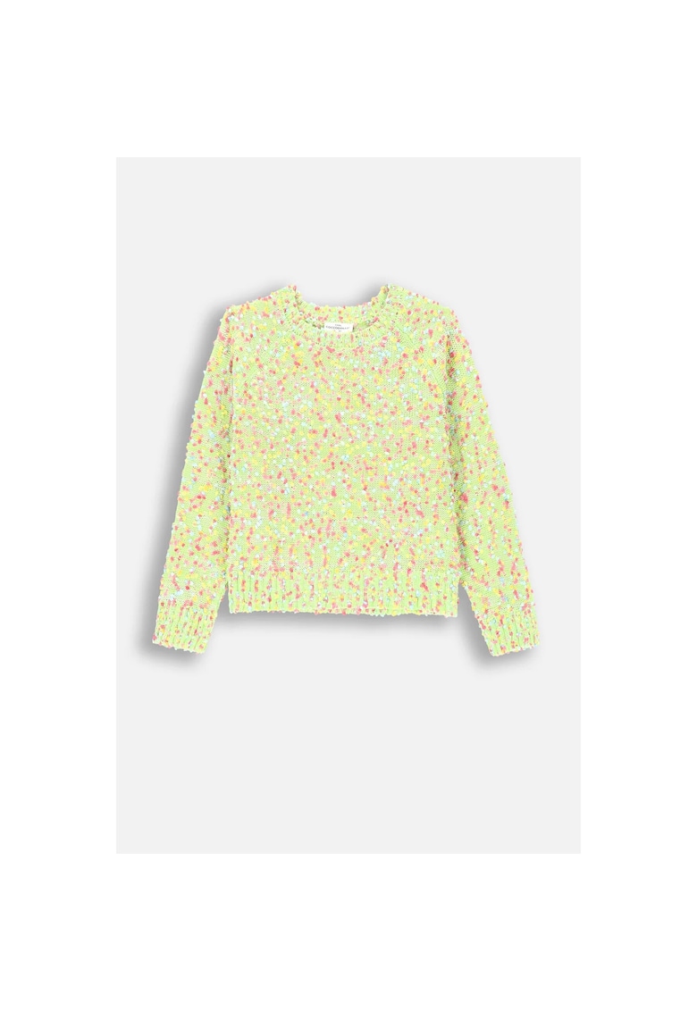 Pulover tricotat cu maneci raglan -