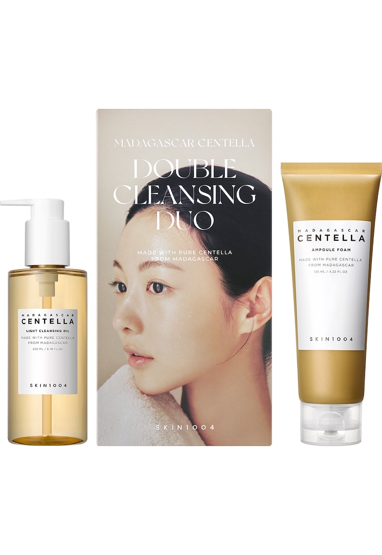 Madagascar Centella Double Cleansing Duo Set Spuma de Curatare 125ml si Ulei de curatare 200ml