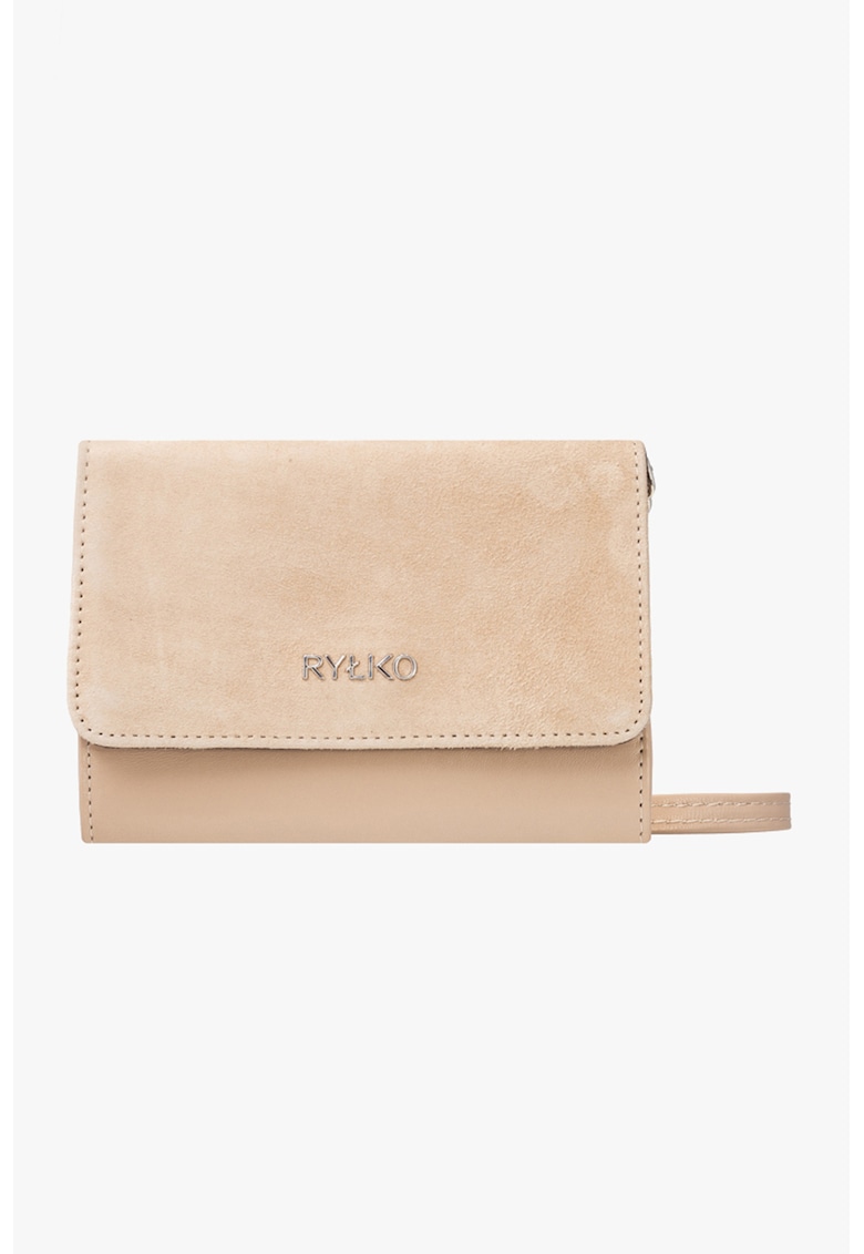 Geanta crossbody de piele cu bareta de lant