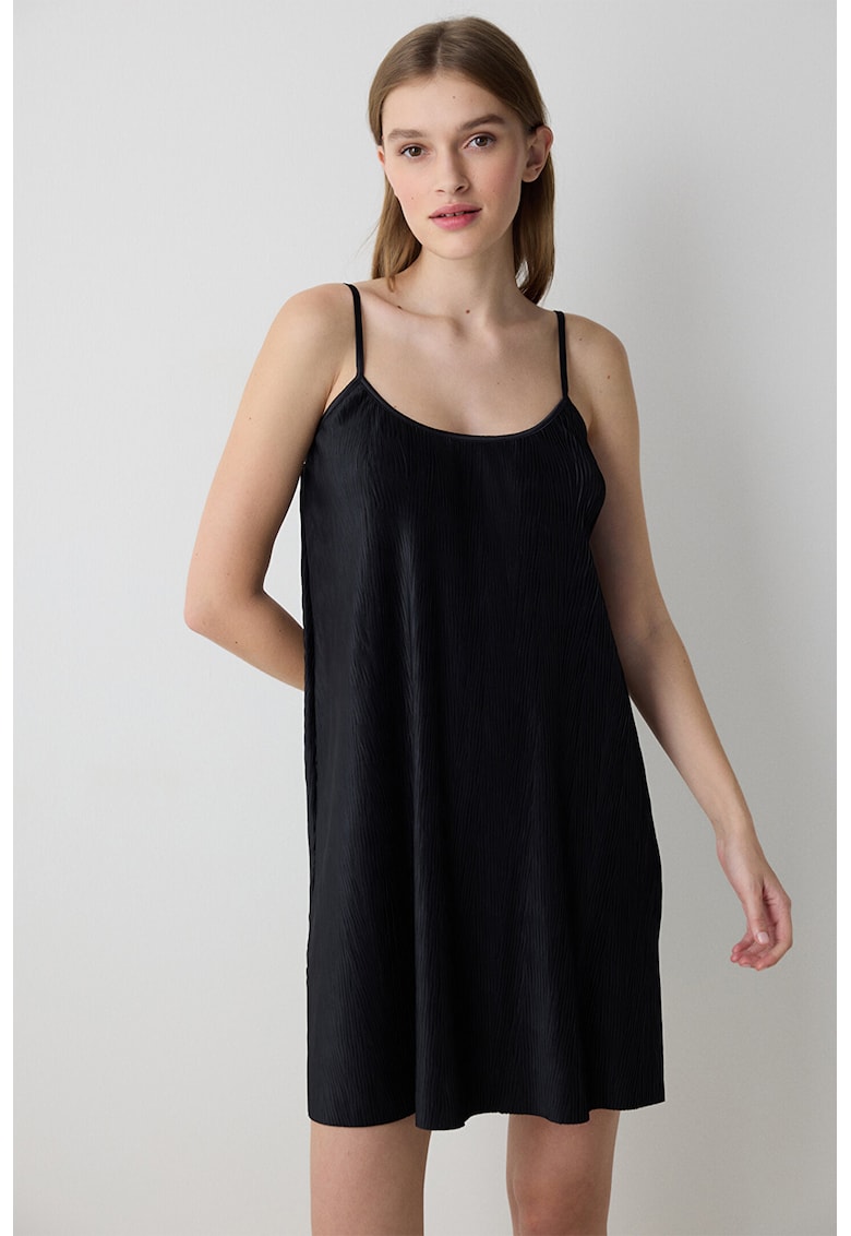 Rochie de noapte cu model uni Fleur