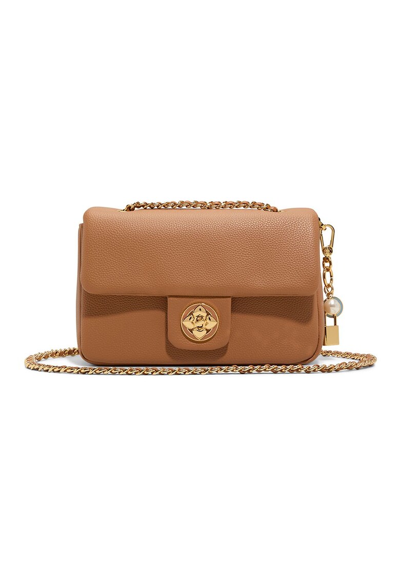 Geanta crossbody de piele ecologica Nellyne - Caramel