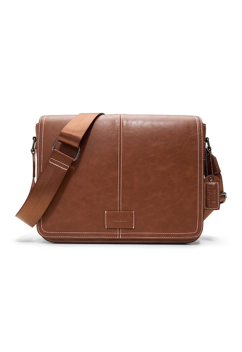 Geanta messenger din piele ecologica