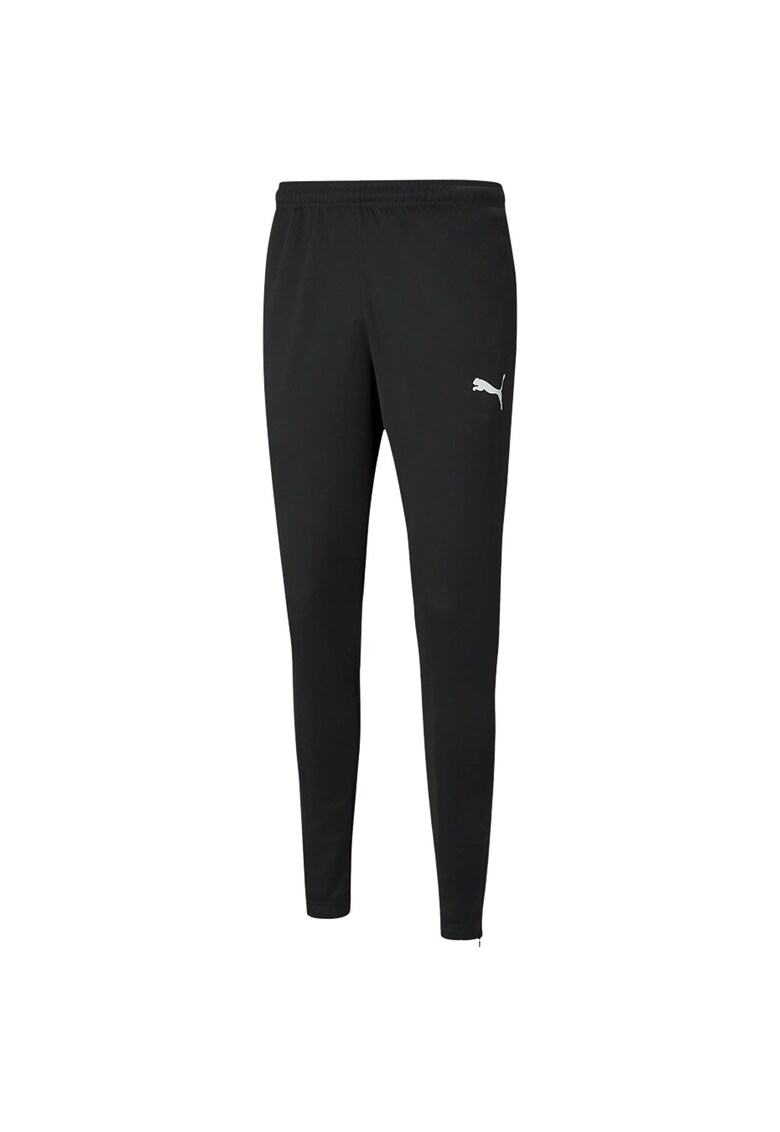 Pantaloni sport barbati teamRISE - negru - poliester - cu talie elastica