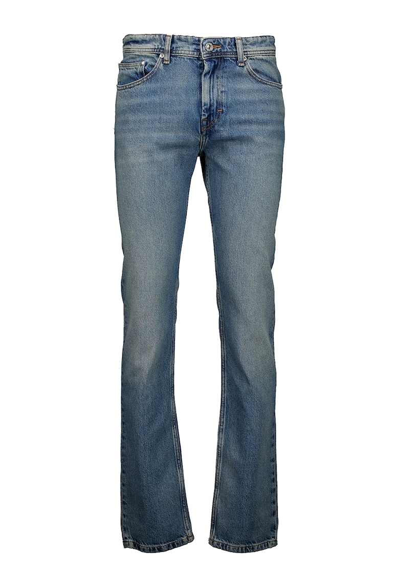 Blugi drepti cu talie medie