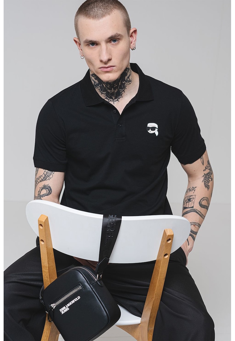 Tricou din bumbac cu logo