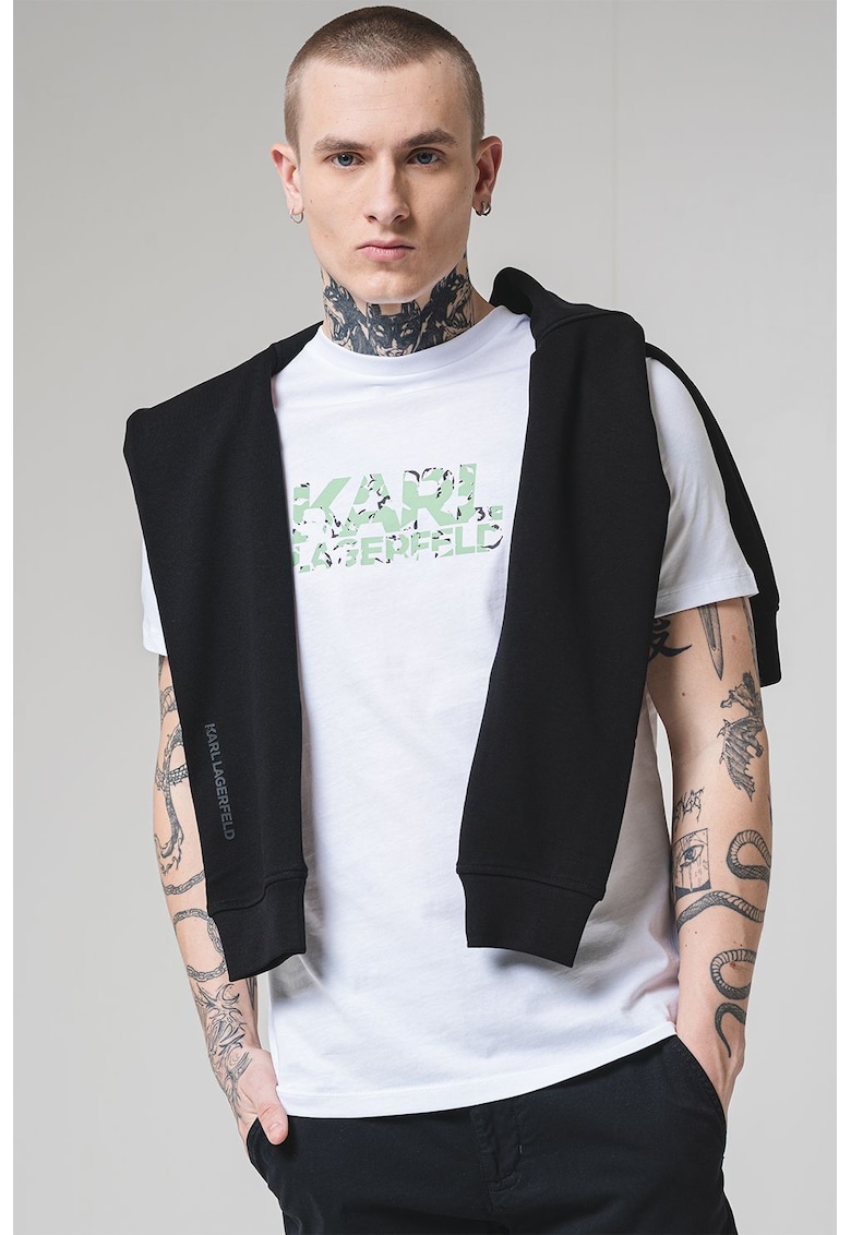 Tricou din bumbac cu logo