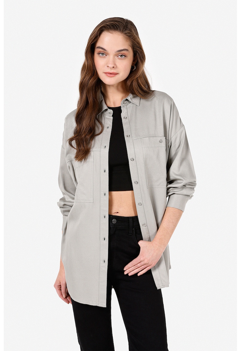 Camasa lejera cu model uni