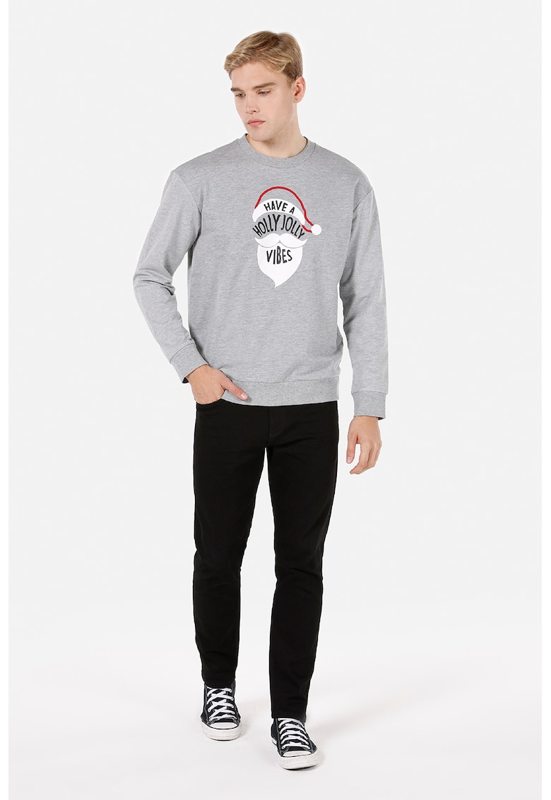 Bluza lejera de trening cu imprimeu