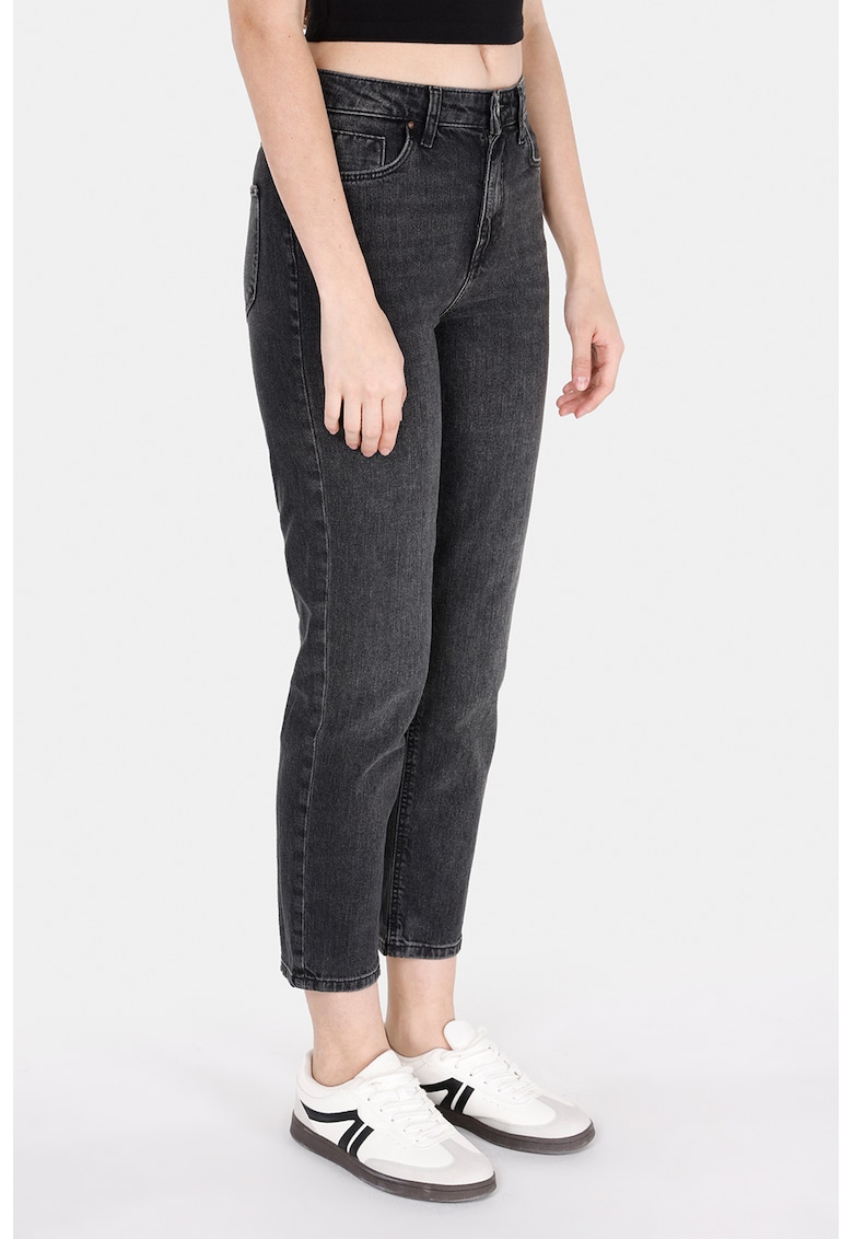 Blugi mom-fit Maria 896 - Negru stins