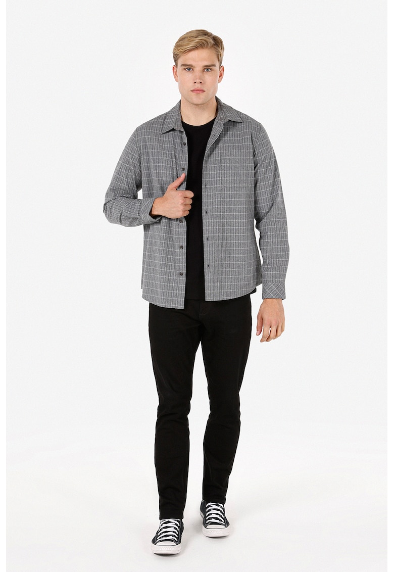 Camasa de bumbac in carouri