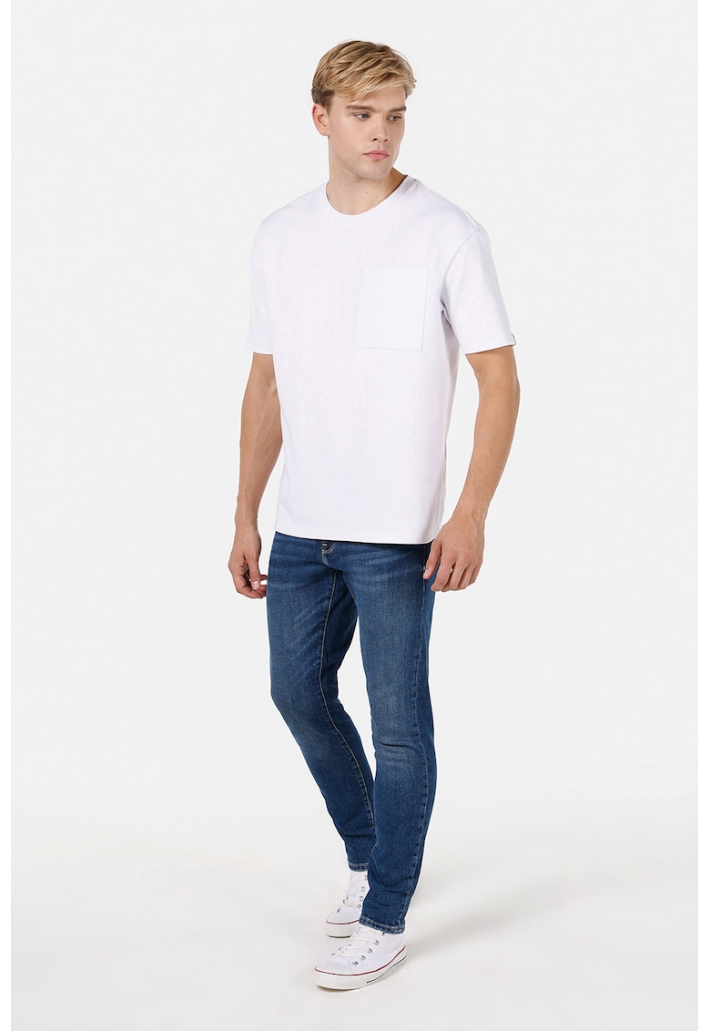 Blugi slim fit - Albastru inchis