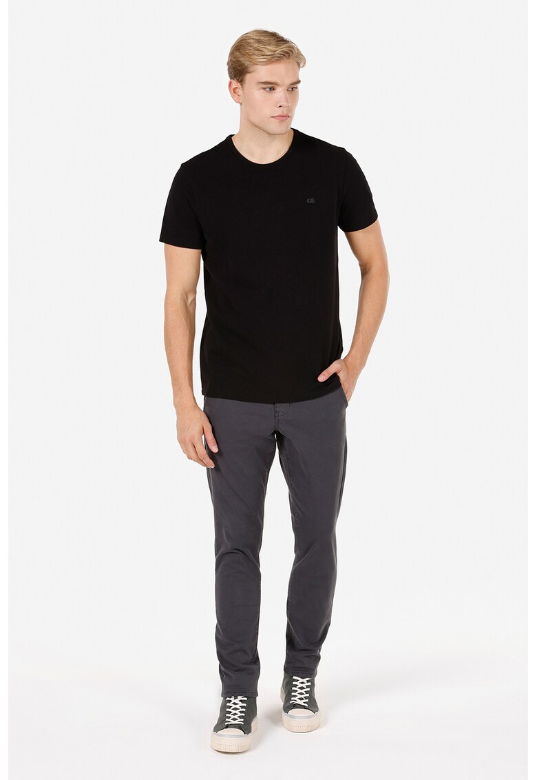 Colins Pantaloni chino slim fit - Gri inchis