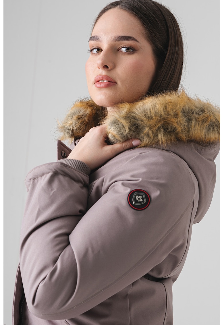 Jacheta parka Dinastiana - Maro taupe