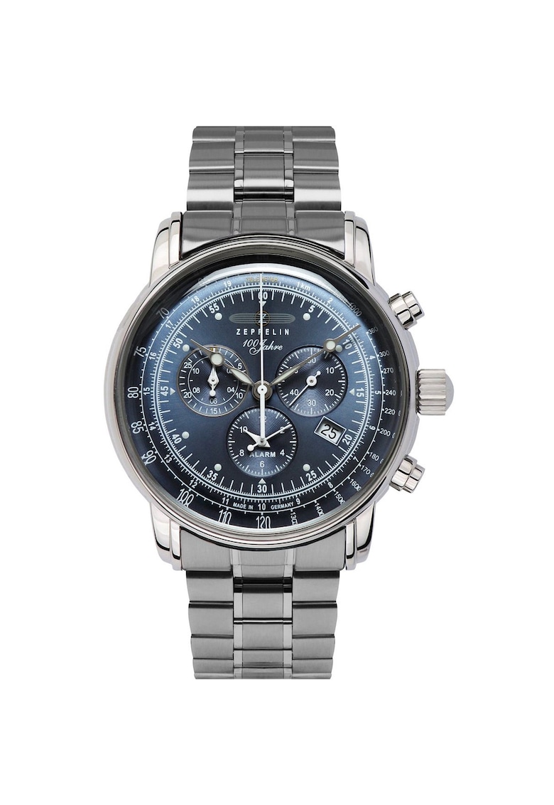 Ceas - 7680-M-B-3 - cronograf quartz - albastru - argintiu - 5 ATM