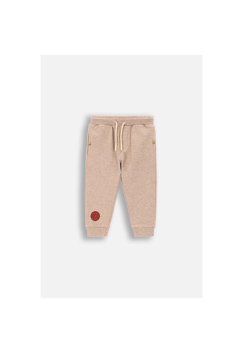 Pantaloni copii - antrenament - bej - bumbac