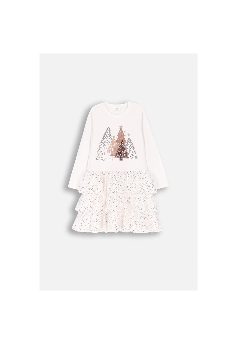 Rochie cu maneca lunga si design 2 in 1