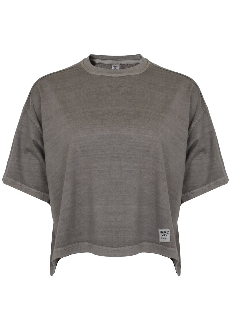Tricou Cropped Dama CL RBK ND - Gri - 100% Bumbac - Gri