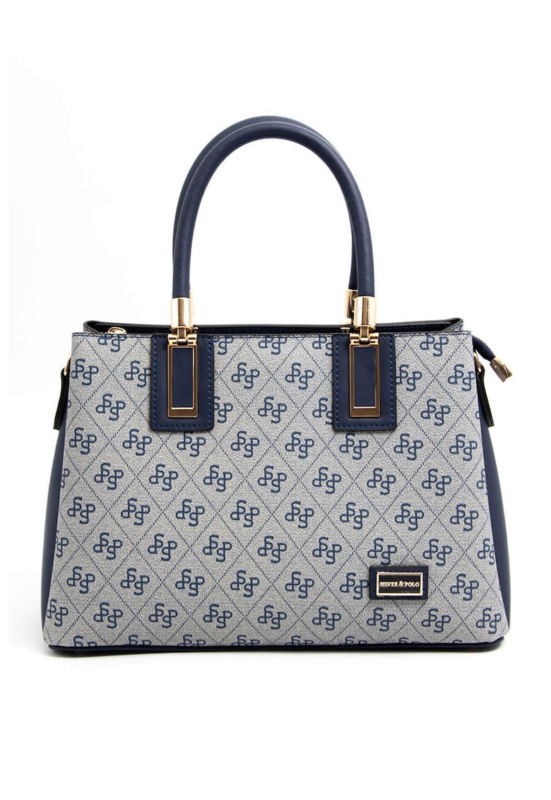 Geanta de mana cu model monograma