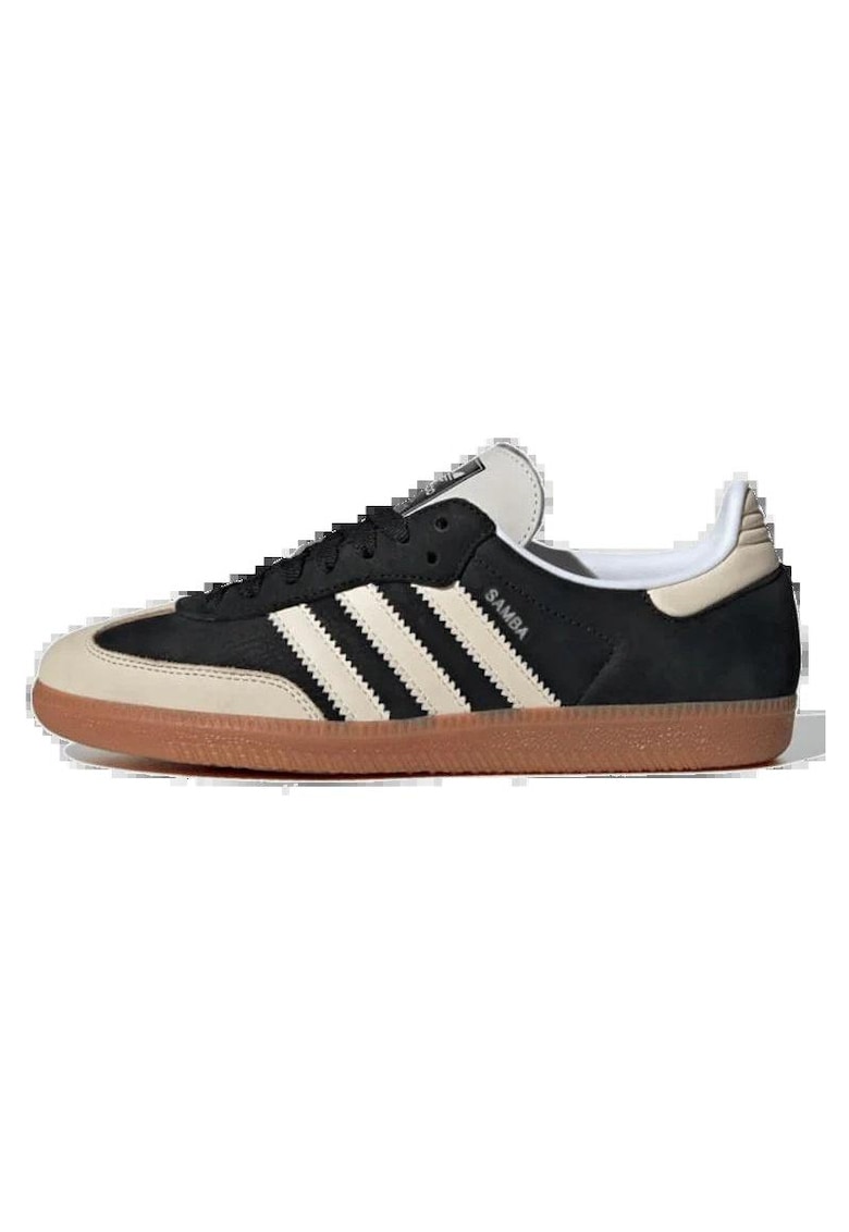 Pantofi sport negri din piele naturala pentru barbati - Negru