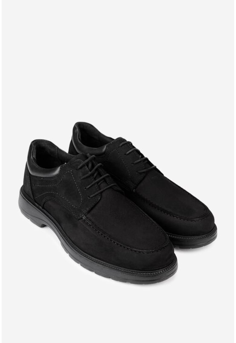 Pantofi barbati negri nabuc - Negru