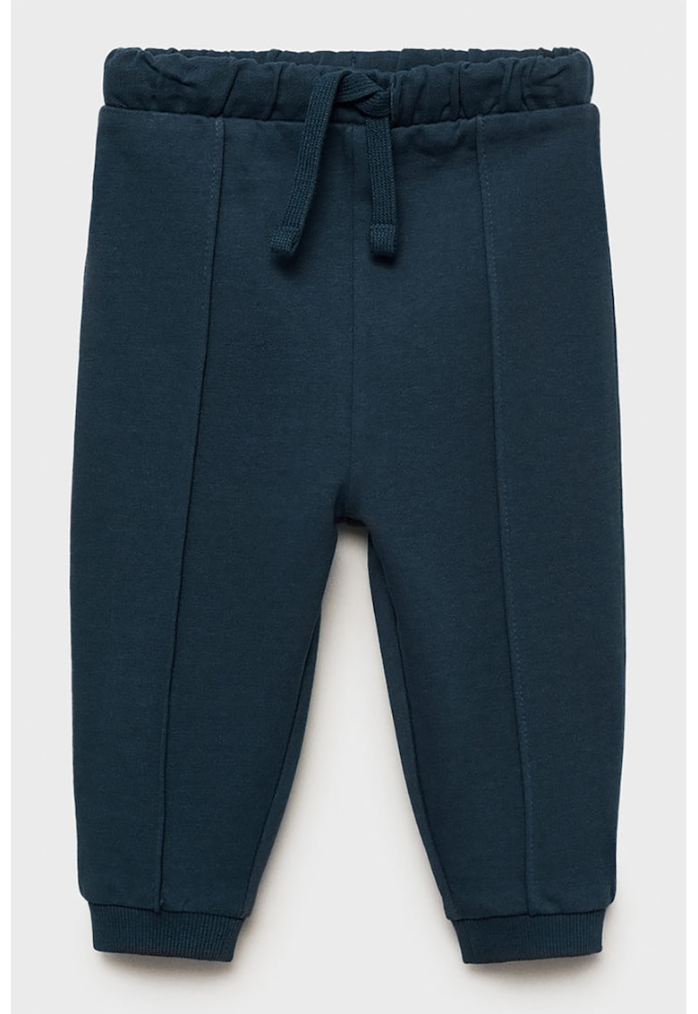 Pantaloni de trening din bumbac cu snur de ajustare