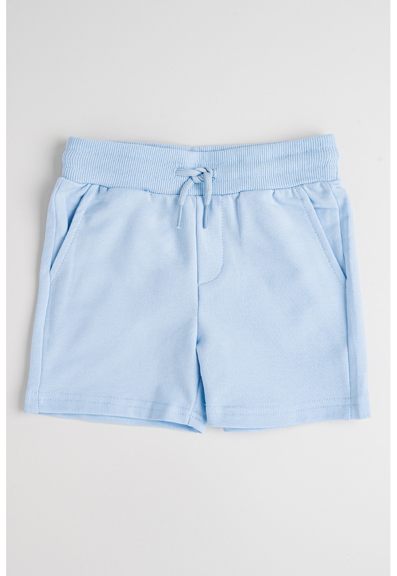 Pantaloni scurti cu talie ajustabila - Albastru glaciar