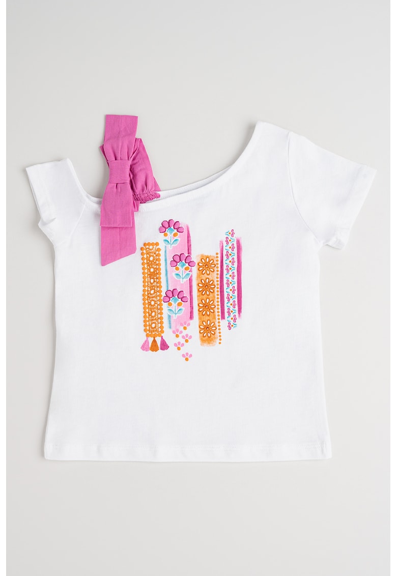 Tricou asimetric de bumbac