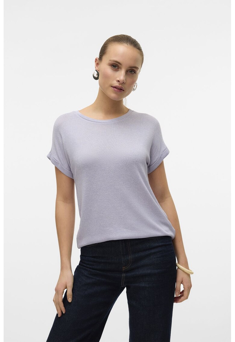 Tricou cu decolteu la baza gatului Brianna