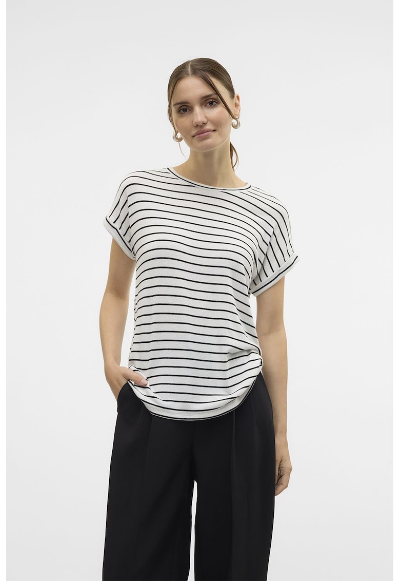 Tricou cu decolteu la baza gatului Brianna