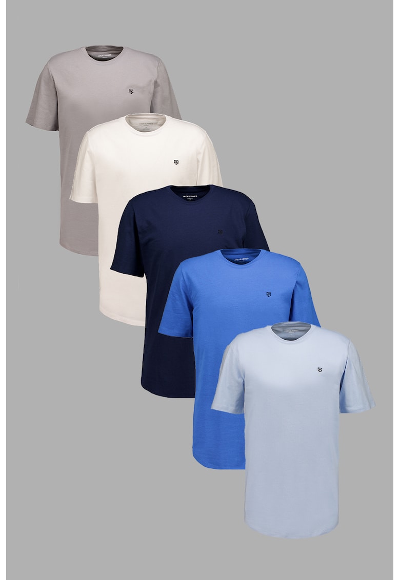 Set de tricouri regular-fit din bumbac organic - 5 piese