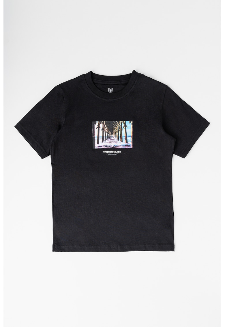 Tricou de bumbac cu model grafic