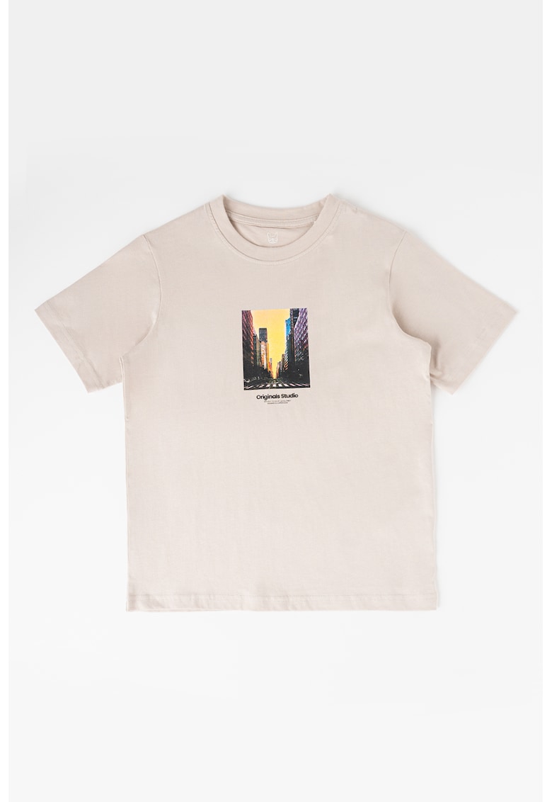 Tricou de bumbac cu model grafic