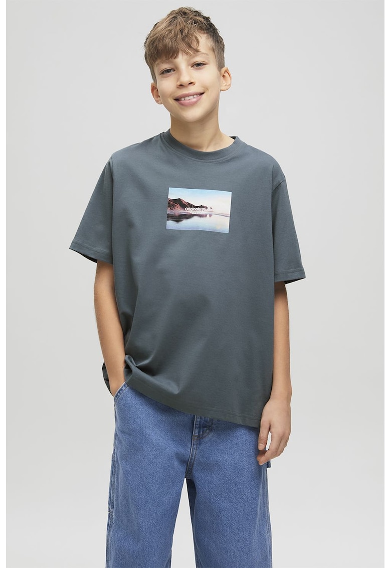 Tricou de bumbac cu model grafic