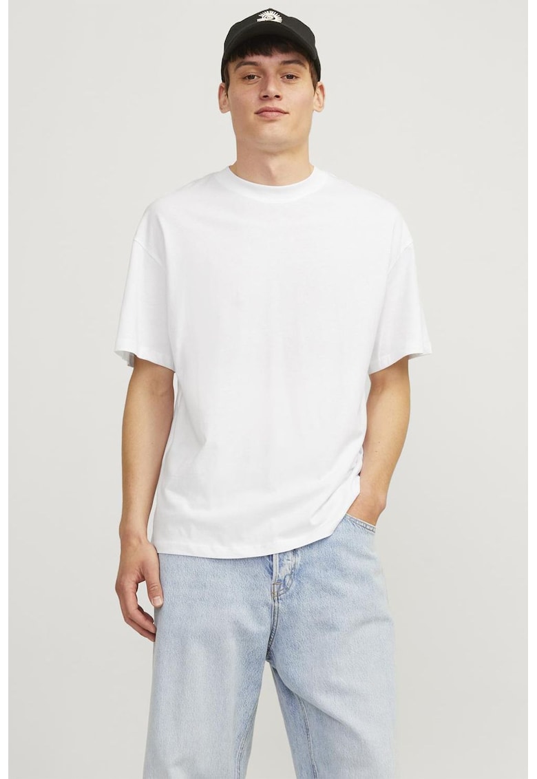 Set de tricouri uni de bumbac - 2 piese